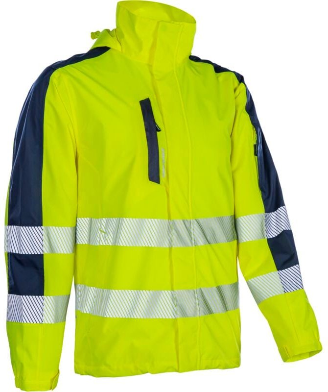 Hochsichtbare wasserdichte Softshell-Arbeitsjacke HOTARU - Neon Gelb L - 48/50