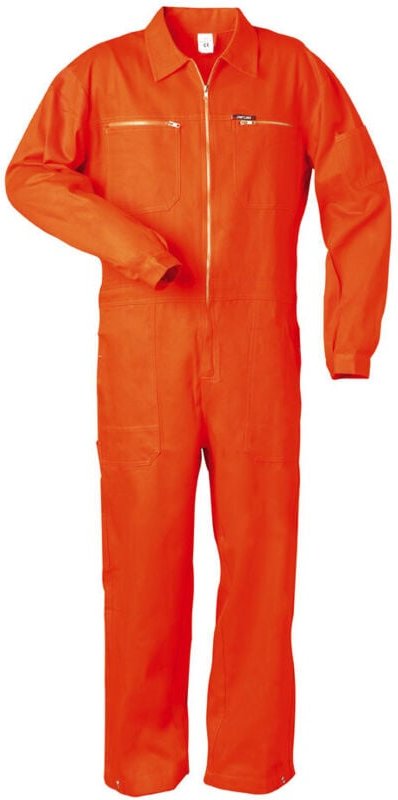 HOCKENHEIM Rallye-Overall Orange, 95C waschbar Größe 48
