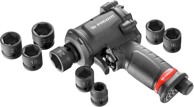 FACOM Steckschlüssel Stubby Set 9-tlg.