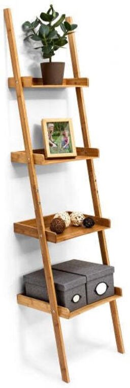 Leiterregal bambus 4 regale 8
