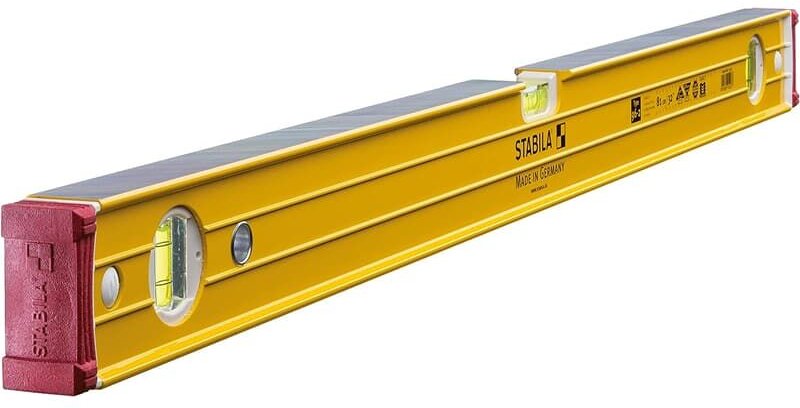 Aluminium Wasserwaage Type 96-2, mit Verstärkungsrippen, 40 - 200 cm, Ausführung: Type 96-2 81 cm - Stabila
