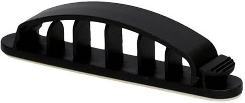 Packung mit 100 Stück selbstklebenden Kabelklemmen mit 6 Löchern