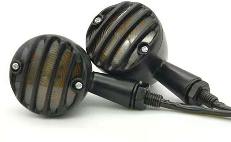 Motorrad Retro Retrofit Led Zaun Blinker Licht Aluminium Legierung Abbiegelicht Schnelles Licht Für