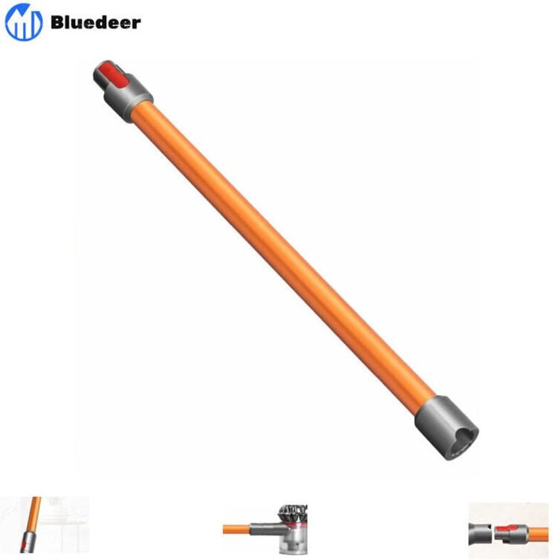 Ersatz-Verlängerungsrohr für Dyson V11 V10 V7 V8 Akku-Staubsauger, Aluminium-Verlängerungsrohr (orange)