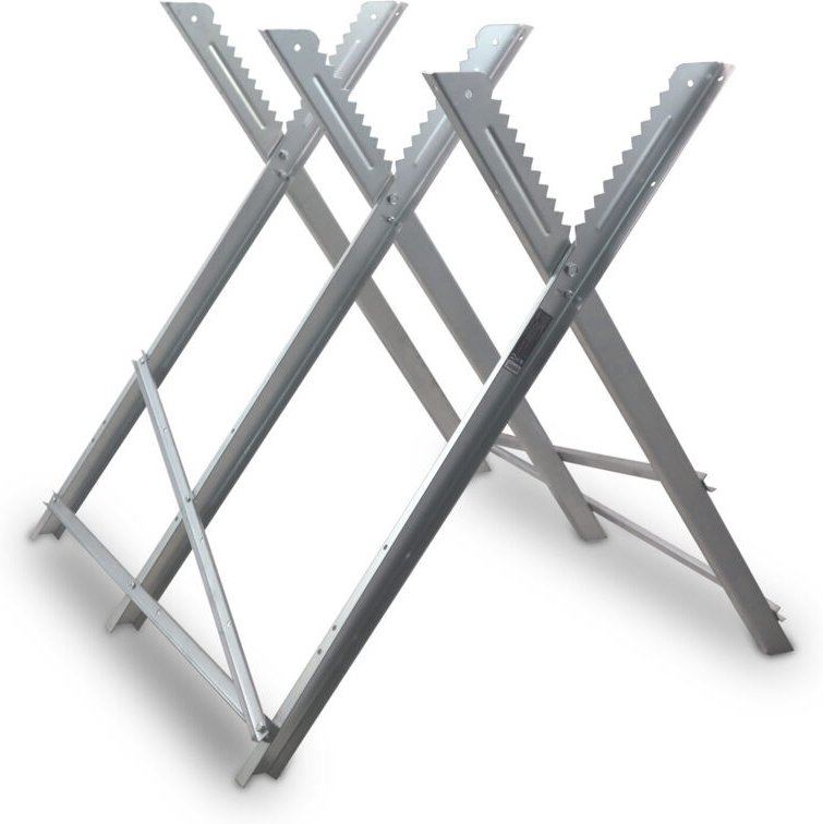 Sägebock Arbeitsbock Holzsägebock Holzschneidebock mit Haltezacken Klappbock klappbar Brennholz bis Ø26 cm max.150kg 80x...