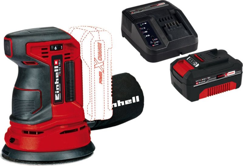 Akku-Exzenterschleifer te-rs 18 Li Kit (1x 4,0 Ah) - Einhell