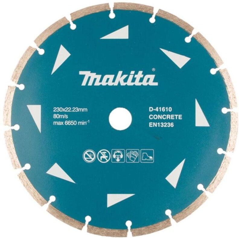 Zubehör - Diamanttrennscheibe Beton 230x22,2 mm D-41610 - Makita