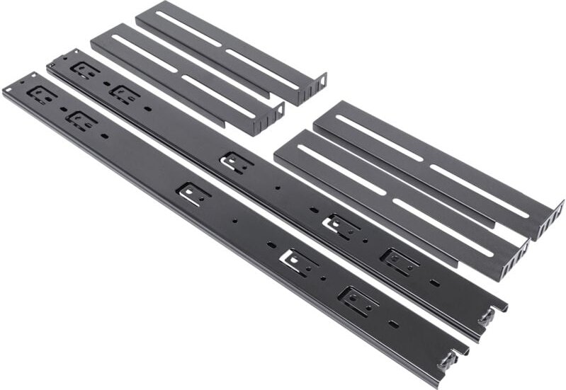 UNYKAch Set of zwei Teleskopschienen Geeignet für Schränke of Tiefe 80 bis 100 cm und Rack-Gehäuse 1U/2U/3U/4U