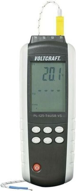 Voltcraft - PL-125-T4 Temperatur-Messgerät -200 - +1372 °c Fühler-Typ k, j