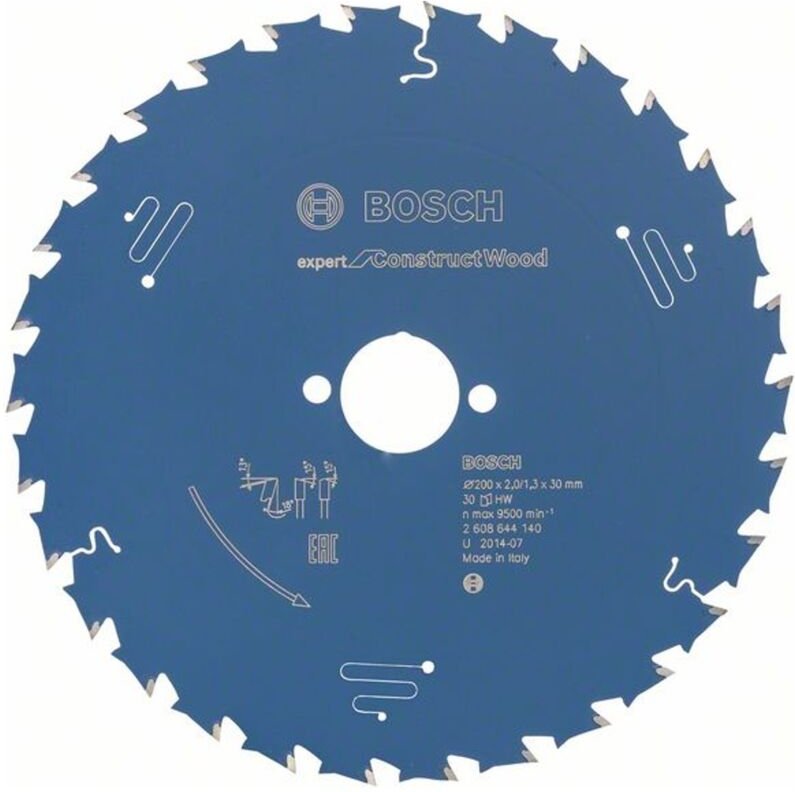 Kreissägeblatt Expert for Construct Wood 200 x 30 x 2,0 mm, 30 - Bosch