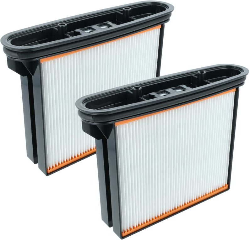 vhbw 2x Flachfaltenfilter F8 kompatibel mit Spit AC1630P, AC1625, AC1600, AC1630PM Industriestaubsauger Nass-/Trockensau...