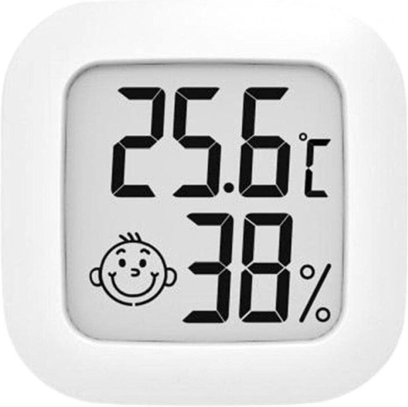 Digitales Hygrometer, Temperatur-Feuchtigkeitsanzeige, Mini-Temperatur-Feuchtigkeitsmesser, Thermometer, Feuchtigkeitsme...