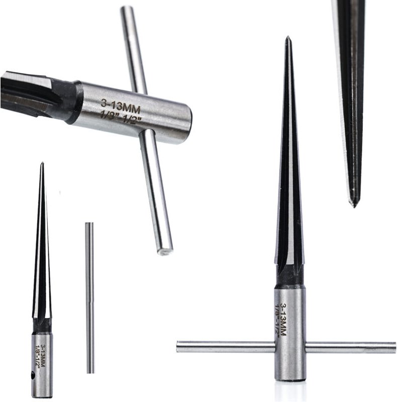 Rosfix Kegelsenker 3–13 mm – HSS-Stufenbohrer mit T-Griff 6 Schneiden Für Metall, Holz, Kunststoff Präzises Entgraten & ...