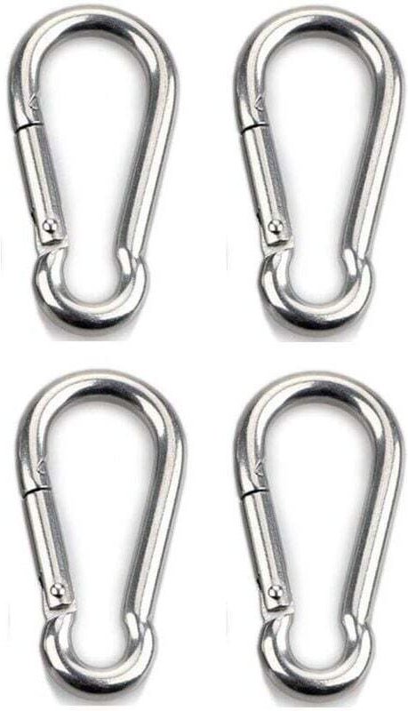 Stücke Heavy Duty Karabiner Haken für Sport Hunde Hängematte Schaukel 304 Edelstahl
