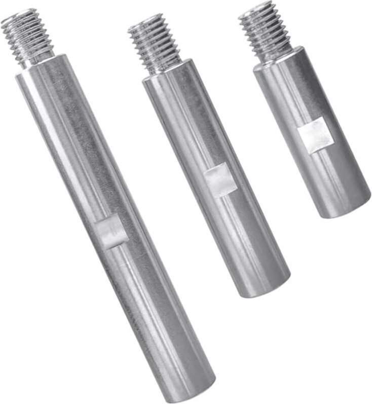ZVD - 3 x M14 Stainless Steel Angle Grinder Extension Rod Angle Grinder Extension 75 mm 100 mm 140 mm M14 Thread Adapter...