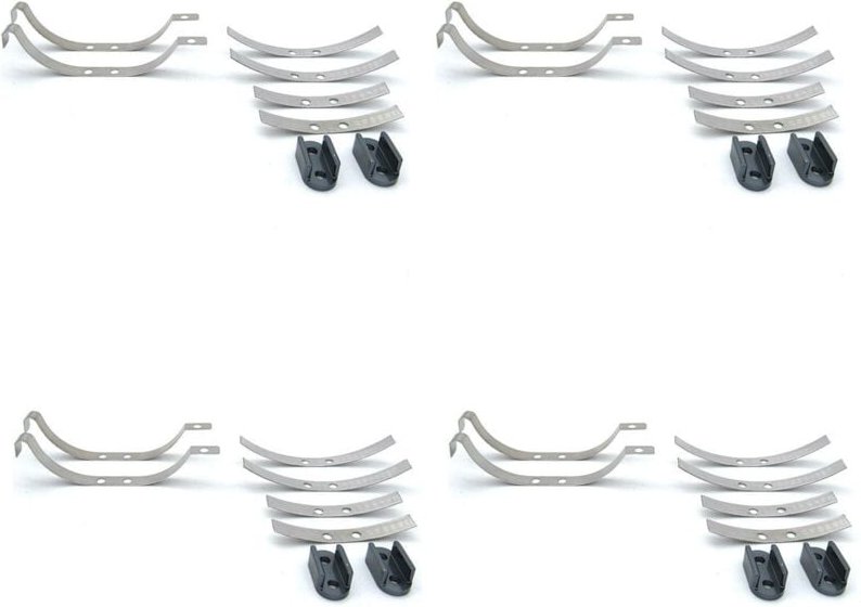 8 Paar Stahl Stoßdämpfer Blattfedern Federung für D12 B14 B24 B16 B36 RC Auto Upgrade Teile Zubehör