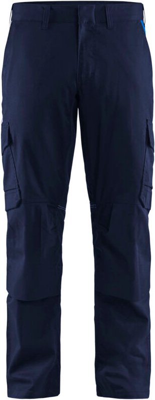 Arbeitshose mit Kniepolstertaschen, dehnbar 2D 1448 - Marineblau/Königsblau S - FR(38) - SE(C44) - Lang