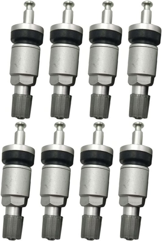 Tlily - 8-teiliges TPMS-Reifenventil für Alu-Tubeless-Ventil Reifendrucküberwachungssystem Sensor Stem Reparatursatz