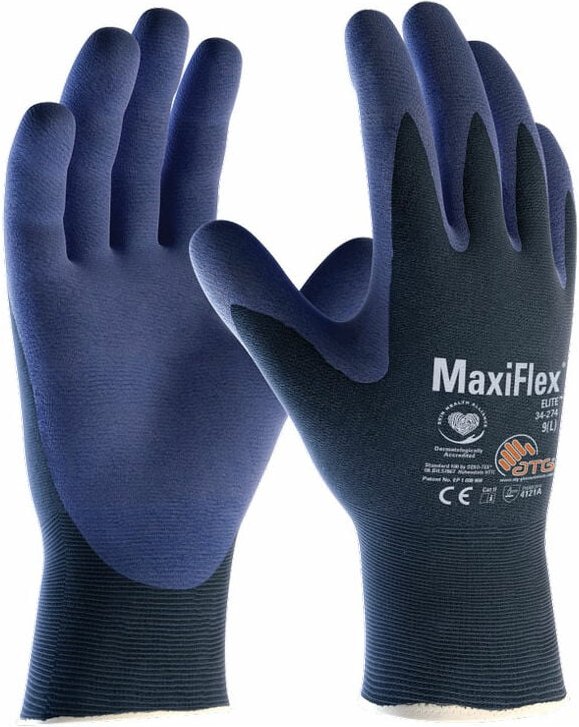 Guanti da lavoro ATG MaxiFlex 34-274-7 - Blau - - Blau
