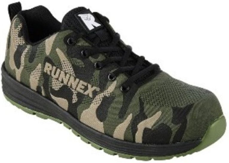 RUNNEX® S3-Sicherheitshalbschuhe SportStar oliv/schwarz/beige 5346 Gr. 36