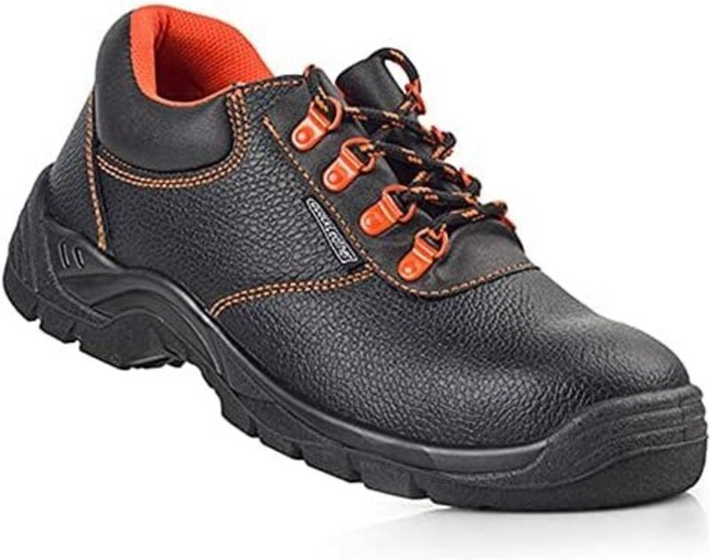 EDM - Sicherheitsschuhe schwarz Leder s3 src Größe 45 blackleather