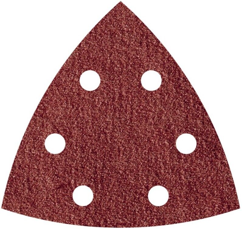 Wolfcraft Haft-Schleifblätter Korund Eckmaß 95 mm Korn 240