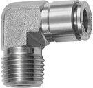 L-Steckverschraubung, r 1/4 a., für Schlauch-Außen-Ø 4, es 1.4404 - Riegler