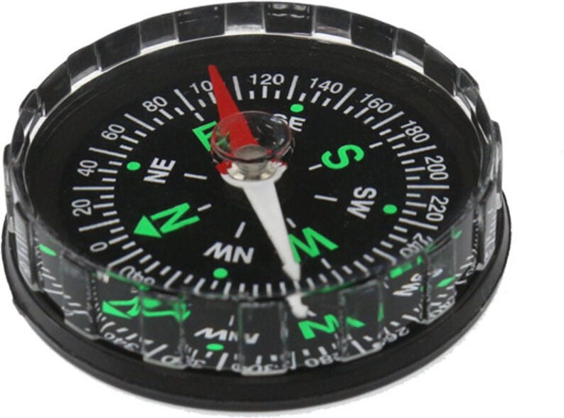 Mini-Taschenkompass, professioneller Überlebenskompass, Knopfnavigationswerkzeug, Ersatzkompass