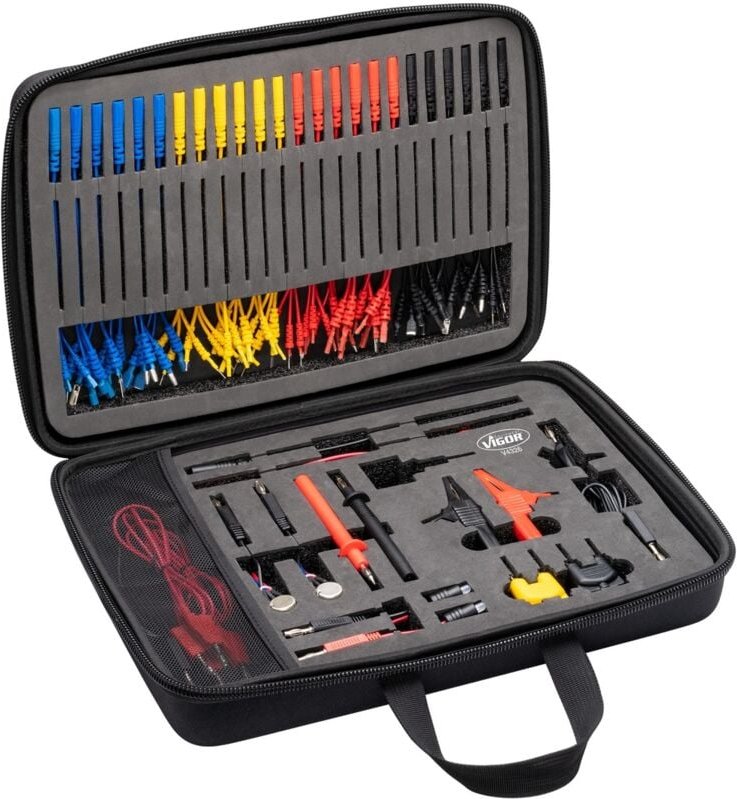 Messkabel Satz, Anzahl Werkzeuge: 92 - Vigor