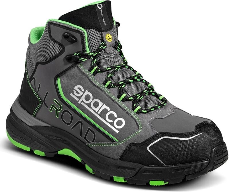 Sparco 07529GSVF Allroad Leap ESD S3S SR FO Sicherheitsschuhe, Grau, 39