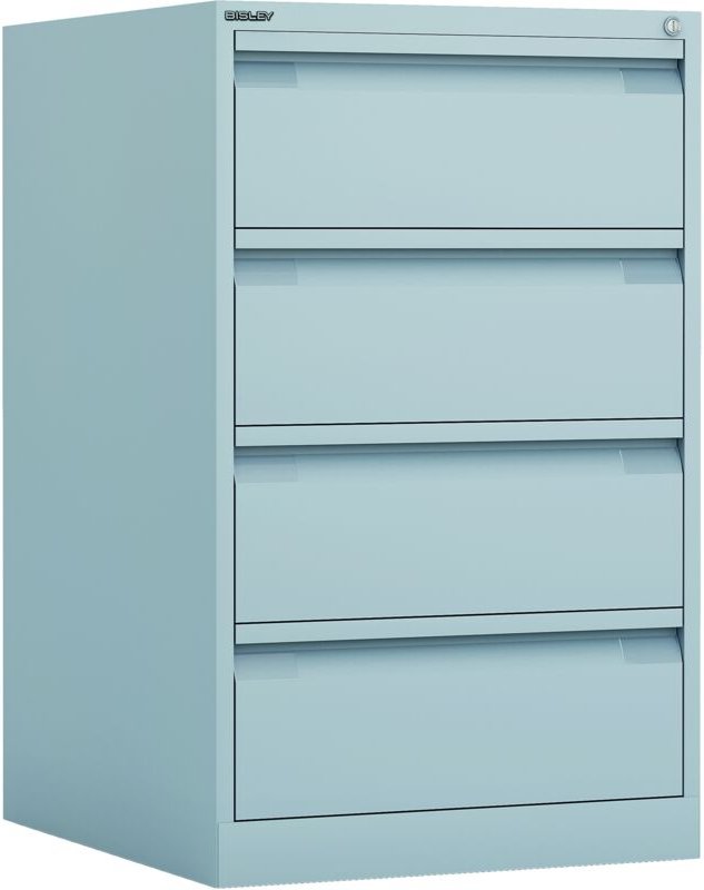 BISLEY ECO Karteischrank DIN-A5 Lichtgrau