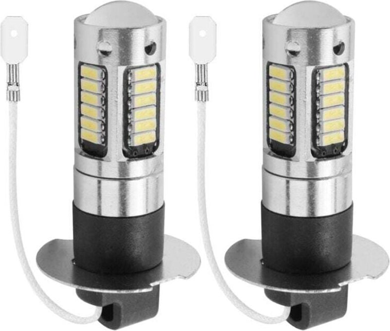 2-teiliges H3-Serie Superhelle LED-Nebelscheinwerfer-Set (Tagfahrlicht) 6000K Weiß