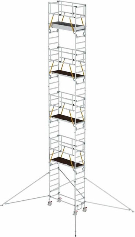 MUNK Rollgerüst SG mit Ausleger 0,75x1,80m Plattform 11,51m AH