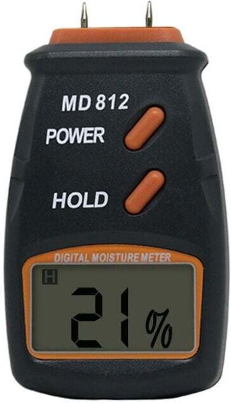 Tragbares digitales 2-poliges Feuchtigkeitsmessgerät für Holzwände, Feuchtigkeitstester, HD-Digital-LCD-Display, Feuchti...