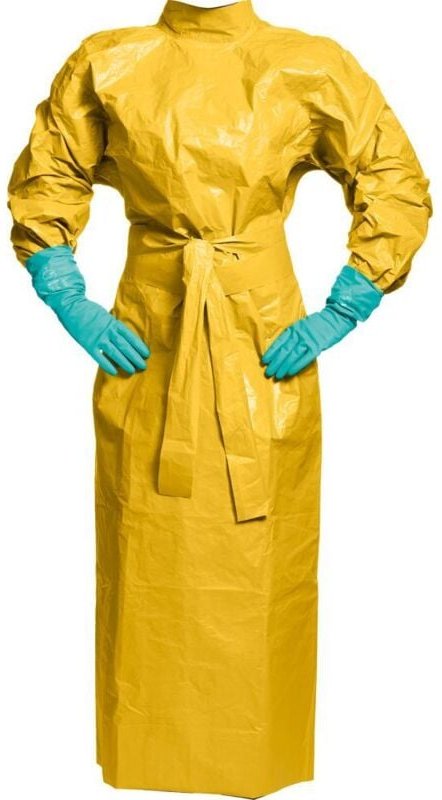 Kittel Tychem 2000 c Gr. s/m, gelb Dupont