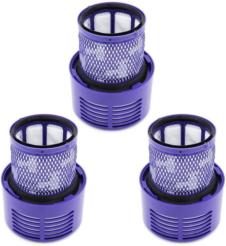 3er-Pack Ersatzfilter für Dyson V10 Series V10 Absolute, Animal, Total Clean, Motörhead, SV12 Saugroboter, Ersetzen DY-9...