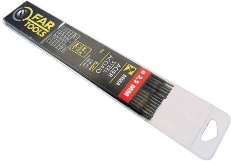 Fartools 150700 Schweißstab, 25 X Rutil-Elektroden Typ, Durchmesser 2,5 Mm, Länge 300 Mm