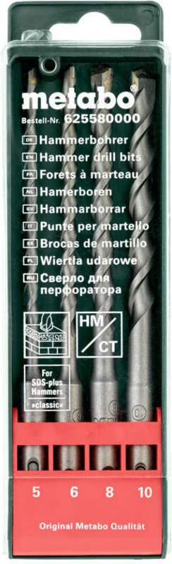 Hammerbohrer-Set SDS-plus-Kassette sp 4-teilig - Metabo