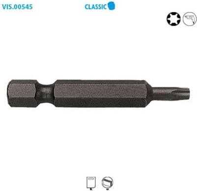 Packung mit 15 Bits der langen Serie 1/4'' torx® T15 Länge 50mm