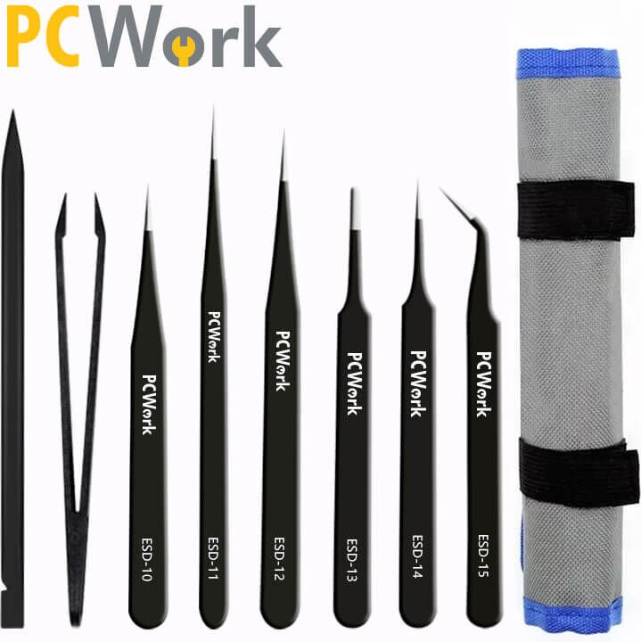 Esd-Schutzklemmensatz aus Edelstahl 8-teilig Pcw08f