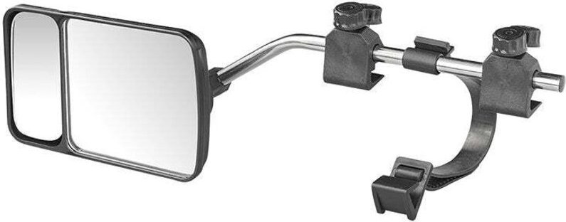 Anhangerspiegel mit totem winkel flaches glas 440 x 110 x 160 mm