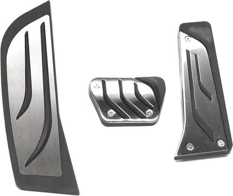 Tlily - Gas Brems Fuß Pedal Abdeckung Kit rhd für 1 2 3 4 5 7 Serie X3 X4 X5 X6 F30 F10 E39 E90 E60 Auto Rest