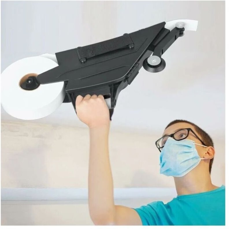 Jointeuse pour cloisons sèches avec roue d'angle intérieure à changement rapide, courroie réglable, outil de jointoiemen...