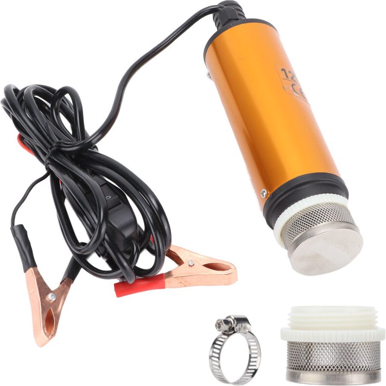 Ej.life - Elektrische Tauchpumpe, tragbar, Mini, 12 v, 51 mm Gleichstrom, 30 l/min, für Diesel-Kerosin-Wasser