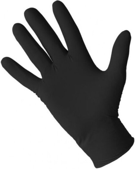 Schwarzer Handschuh, Größe 8,9, Mehrzweckhandschuh, Packung mit 100 Stück