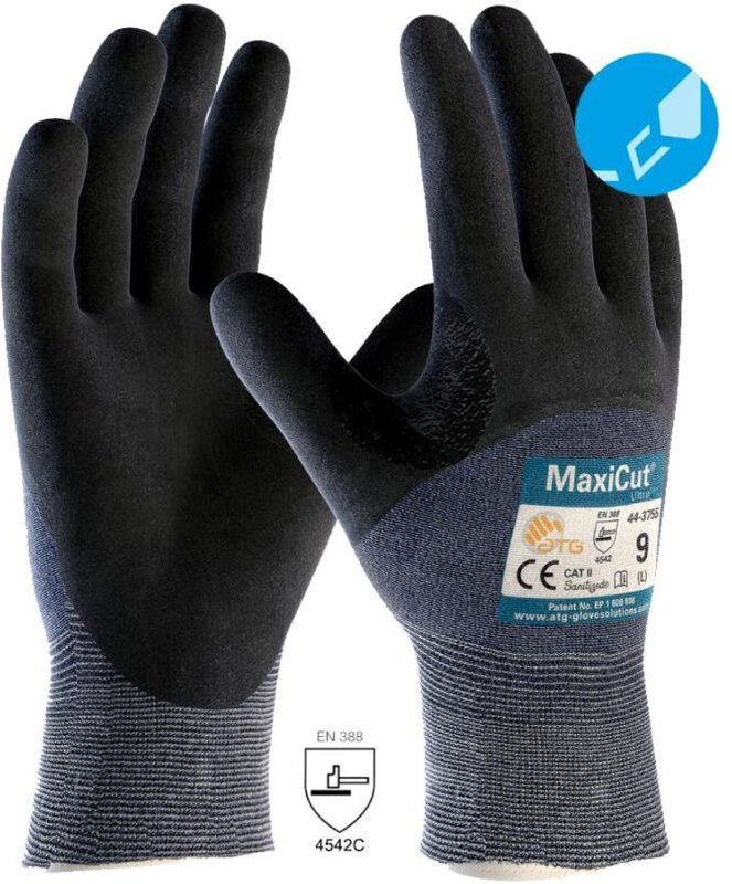 12 Paar MaxiCut® Ultra Schnittschutz-Strickhandschuhe (44-3755) Größe 7