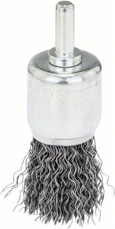 Bosch - Pinselbürste für Bohrmaschinen, gewellter Draht, 25 mm