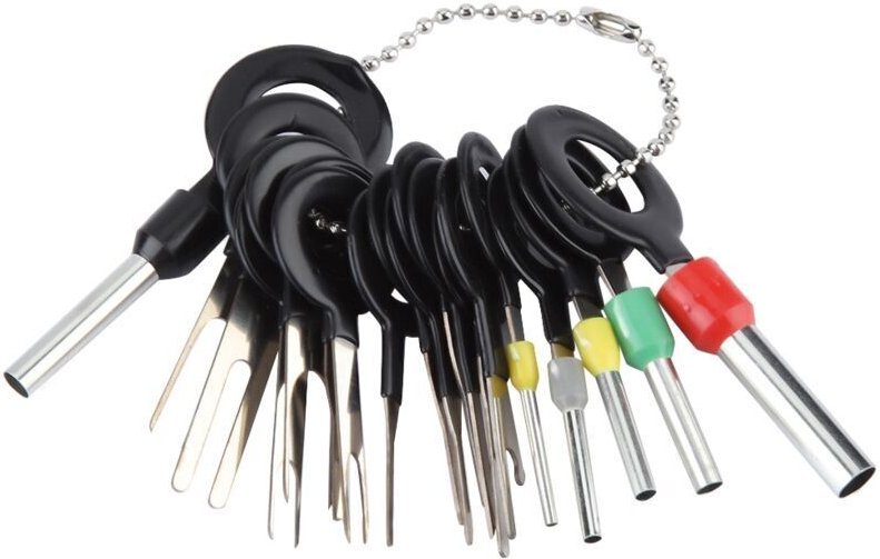 18-teiliges automatisches Werkzeugset zum Entfernen von Klemmen, Werkzeug zum Auspressen von Crimp-Steckverbindern und S...