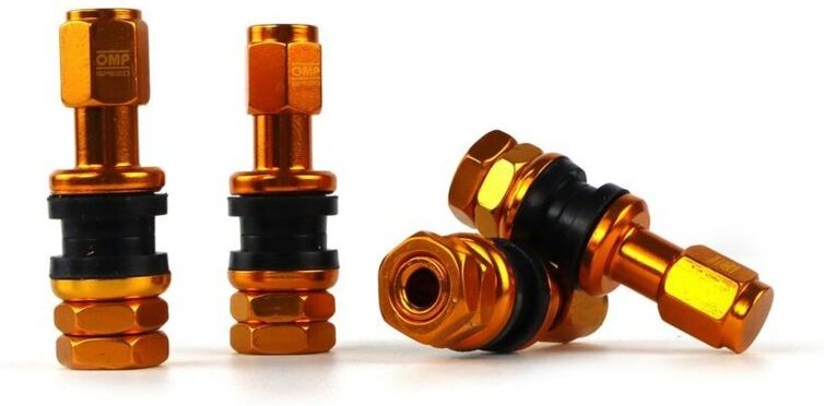 Ventil OMP Aluminium Gelb 4 uds