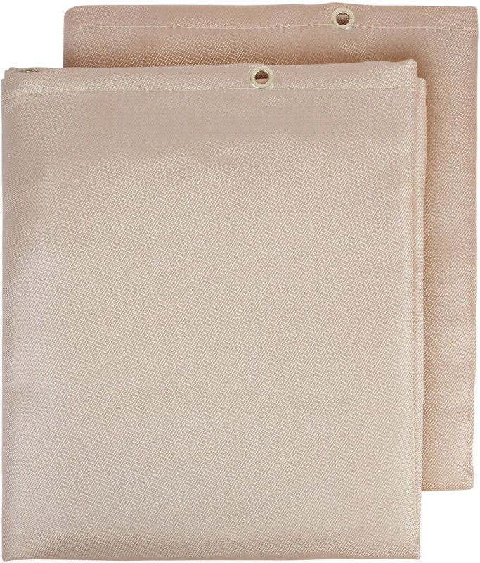 72'x96' wärmebehandelte Fiberglas-Schweißdecke, flammhemmender Bezug, 2er-Pack - Mophorn